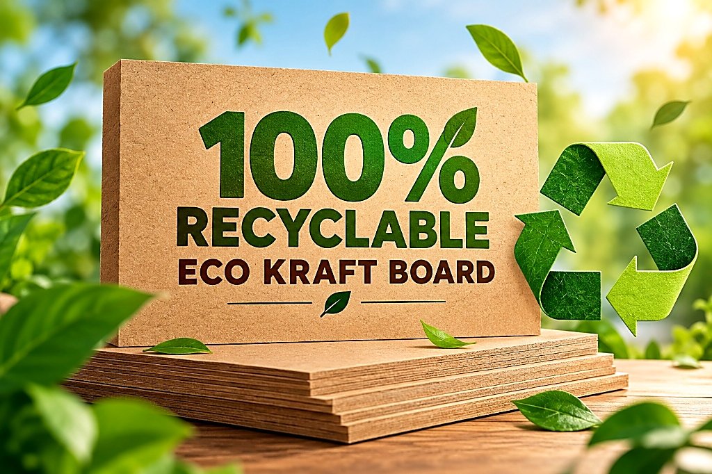 100% Recyclable Eco Kraft Board